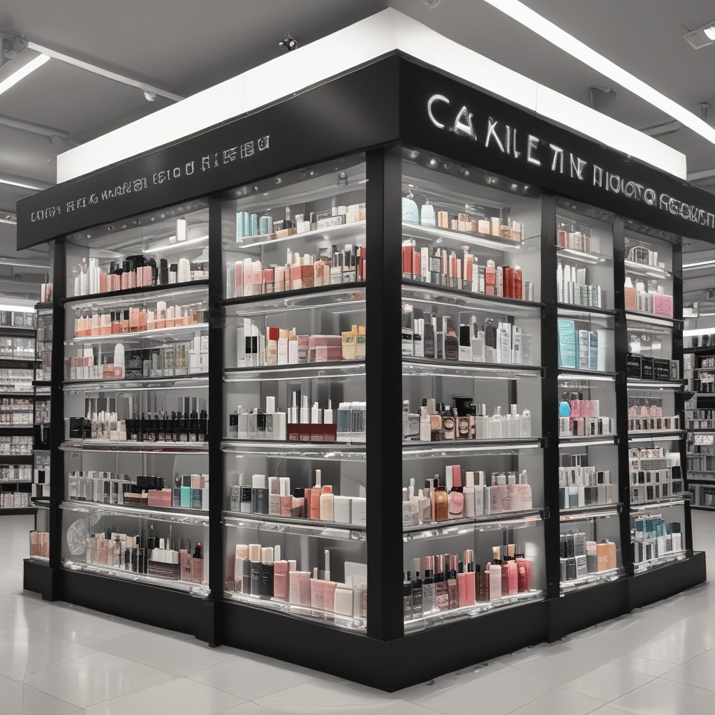Cosmetics products display